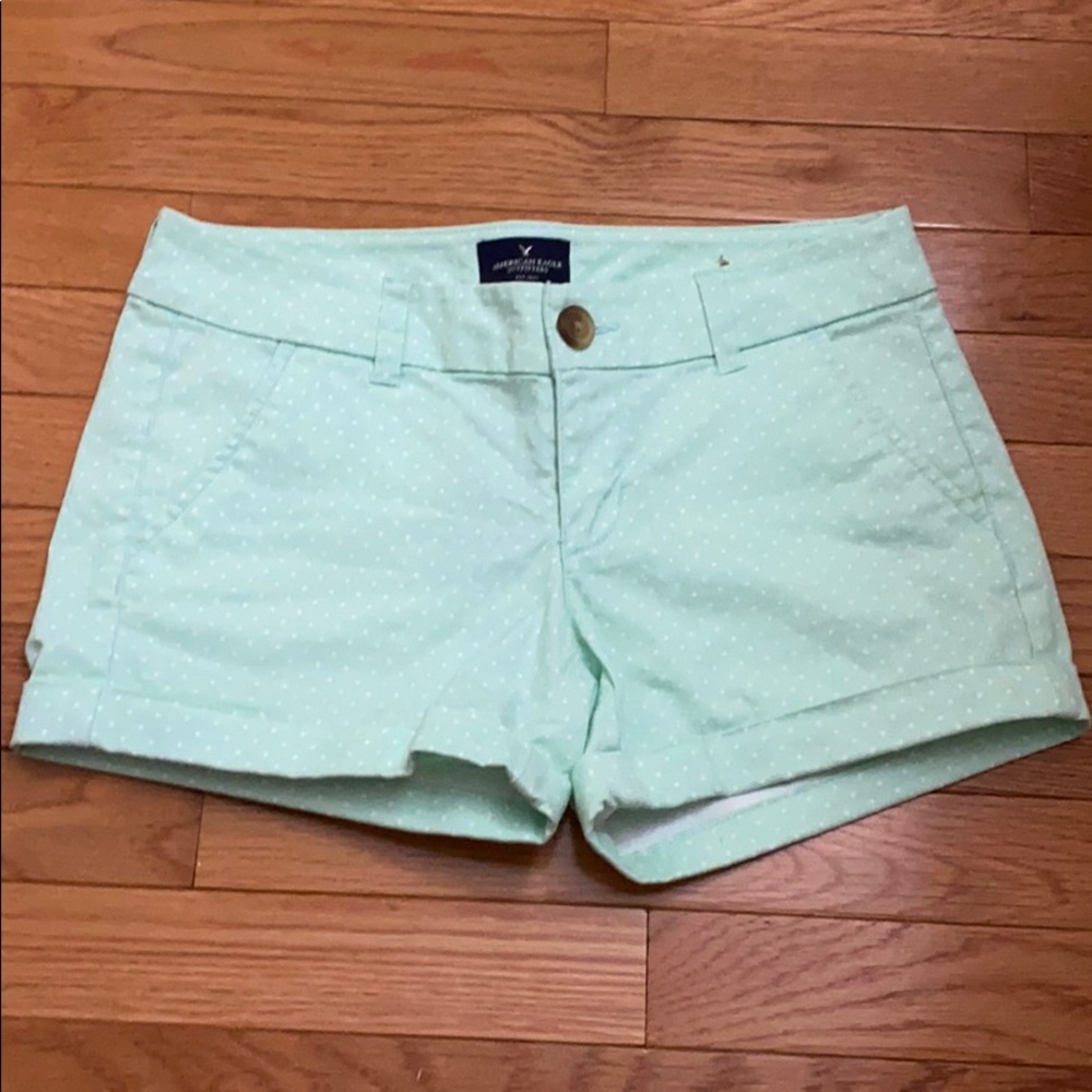 American Eagle Polka Dot Midi Short